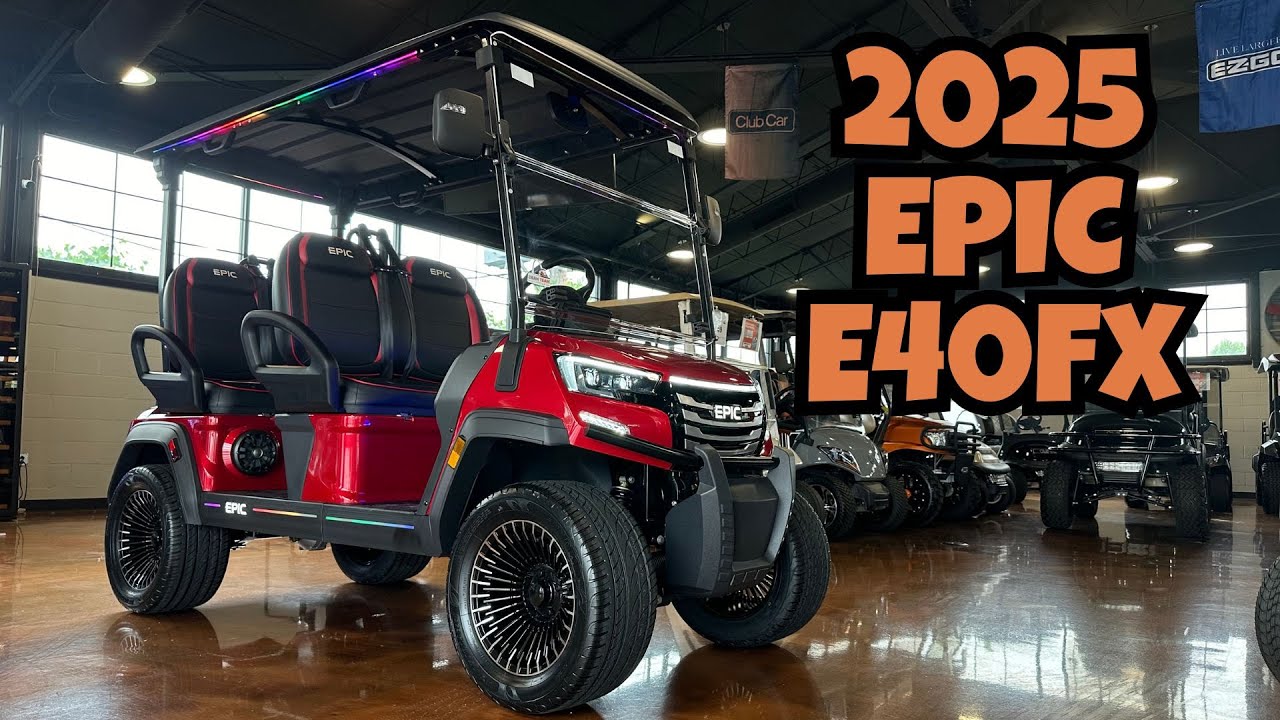 2025 Epic E40FX Tour | Dean Team Golf Carts