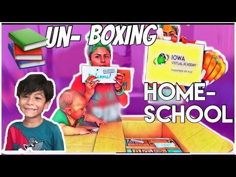 OUR FIRST TIME! HOMESCHOOLING k12 unboxing 1st grade !! || Get Motivated With Me