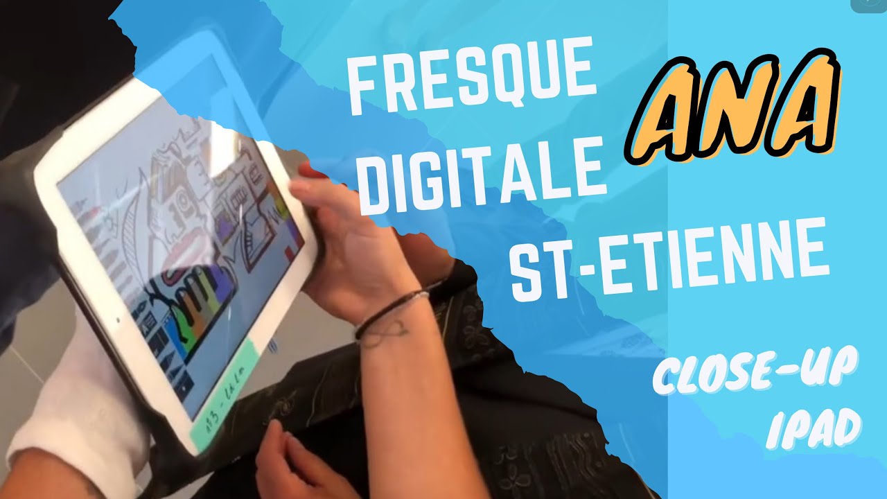 L'Animation Fresque Digitale rend vos convives acteurs. C'est un Team Building créatif numérique Ipad projeté sur votre écran géant en direct live.