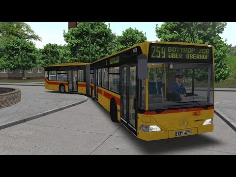 LET'S PLAY TOGETHER OMSI 2 / MB Citaro G with Morphi Sounds on line 259 in Gladbeck