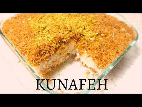 HOW TO MAKE KUNAFEH, TUTORIAL VIDEO STEP BY STEP.