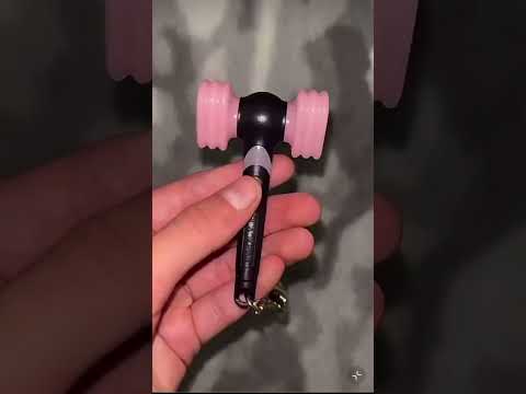 Unboxing Blackpink mini light stick keychain buy from kbiasfit#blackpink #lightstick #blink