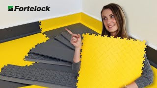 Listwa podłogowa do płytki FORTELOCK Invisible Skóra węża Graphite (Foto 0)