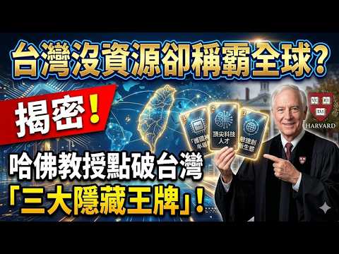 台灣沒資源卻稱霸全球？揭密！哈佛教授點破台灣「三大隱藏王牌」！#taiwan #台灣 #大熱門 #台積電