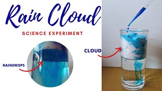 Rain Cloud | Experiment & Explain | Rain Cloud in a Jar