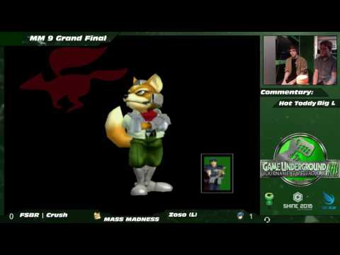 Mass Madness 9 SSBM - Crush [W] (Fox) vs. ZoSo [L] (Marth) - Melee GF