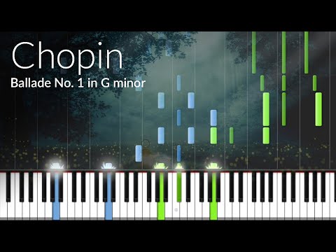 Ballade No. 1 in G minor - Chopin [Piano Tutorial] (Synthesia)