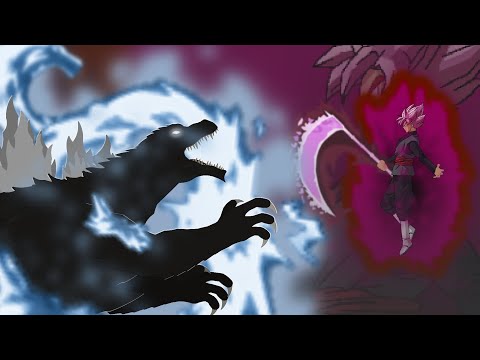 Godzilla In Hell vs Black Goku | °Stick nodes animation 