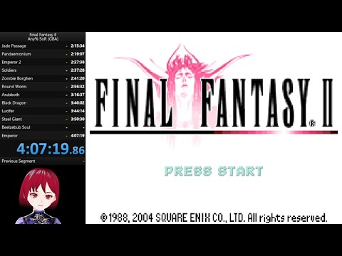 Final Fantasy II any% Soul of Rebirth (GBA) speedrun - 4:07:19