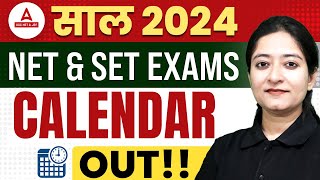 NET & SET Exam Calendar 2024 | NET & SET Exams 2024