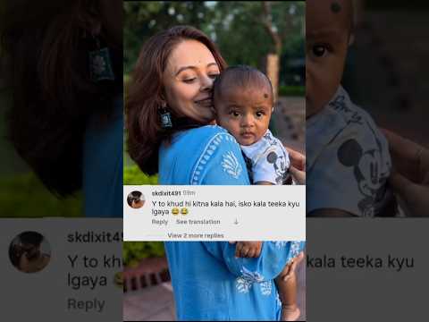 Devoleena Bhattacharjee's 7 month old son is getting trolled for his dark complexion #devoleena