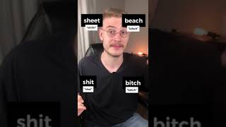 Como pronunciar SHEET, SHIT, BEACH e BITCH #Shorts