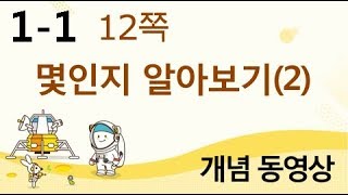 [천재교육] 우등생 해법수학 1-1 개념 강의 (12쪽) 몇인지 알아보기(2)