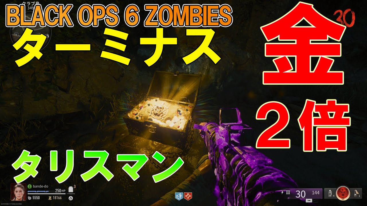 【BO6 ゾンビ】お金が２倍もらえるタリスマン ターミナス　BLACK OPS 6 ZOMBIES