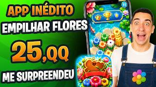 Novo Jogo de Empilhar Flores Coloridas Iguais