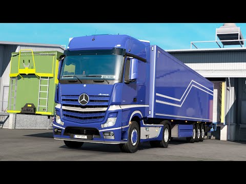 ETS2 1.35 Experimental Beta Mercedes Actros MP4 Tallin - Šiauliai