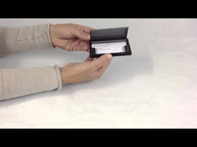 Vídeo relacionado con JAGUAR Cartera Hombre Piel Equipado con Ranuras para Tarjetas, Billeteras Regalos Originales para Hombre Diseño Clásico y Refinado, Monedero Tarjetero Ligero (75 g) Negro