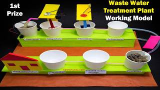 waste water treatment plant working model | DIY | inspire award social Science Project
