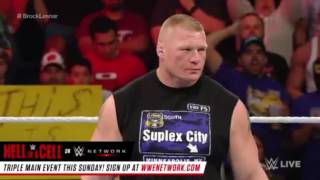 Brock Lesnar Returns & Respond to Goldberg 24 