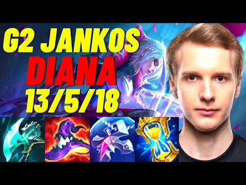 G2 JANKOS PLAYS DIANA VS KHA'ZIK JUNGLE |EUW CHALLENGER PATCH 11.8| [League of Legends] FullGameplay