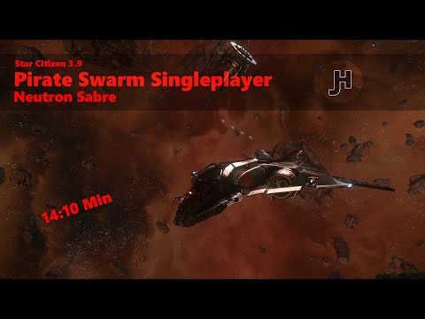Star Citizen 3.9 Pirate Swarm Singleplayer Ep1 (Neutron Sabre)