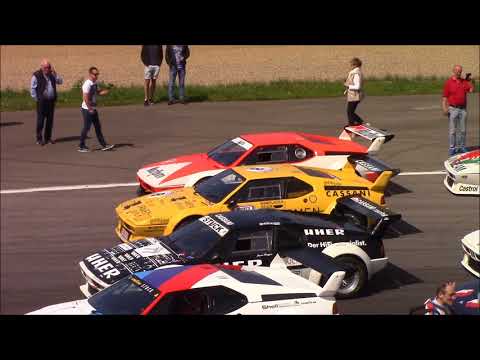 Photoshoot of 24 BMW M1's at Circuit Zolder
