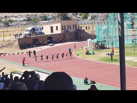 SA Champs 2018 Boys U12 100m Final Paarl