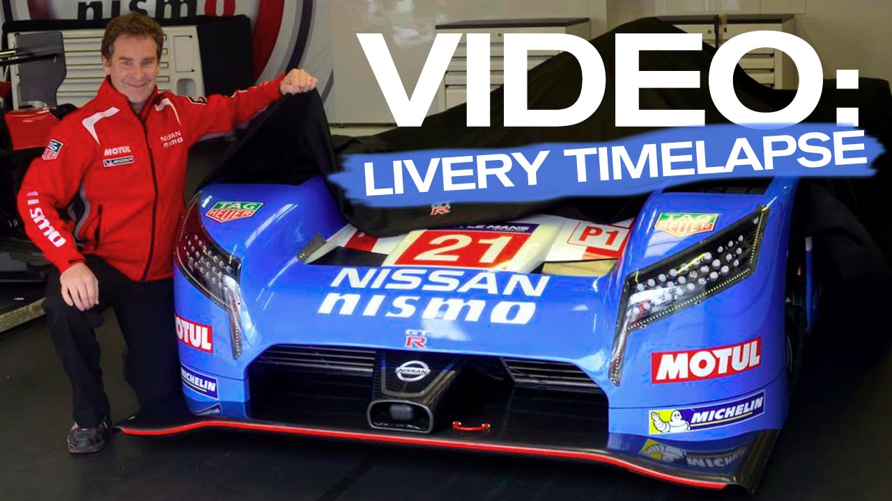 Lm Racewear Nissan Selected Retro Livery for the GT-R LM NISMO Le Mans Racer ...