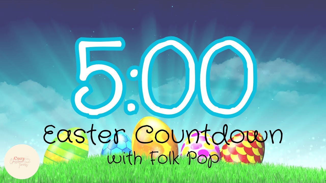 5 Minute Countdown Timer | Cozy Easter | Folk-Pop Music