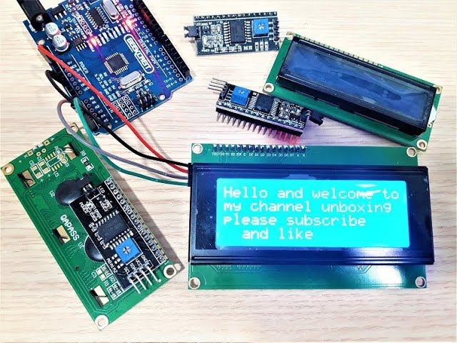 Vídeo relacionado con RUIZHI 3 Pezzi 2004 LCD Display Module,2004 20x4 Character LCD Display Module con Retroiluminación Azul y Caracteres Blancos TWI IIC I2C Adaptador de Interfaz Compatible con Arduino y Raspberry Pi