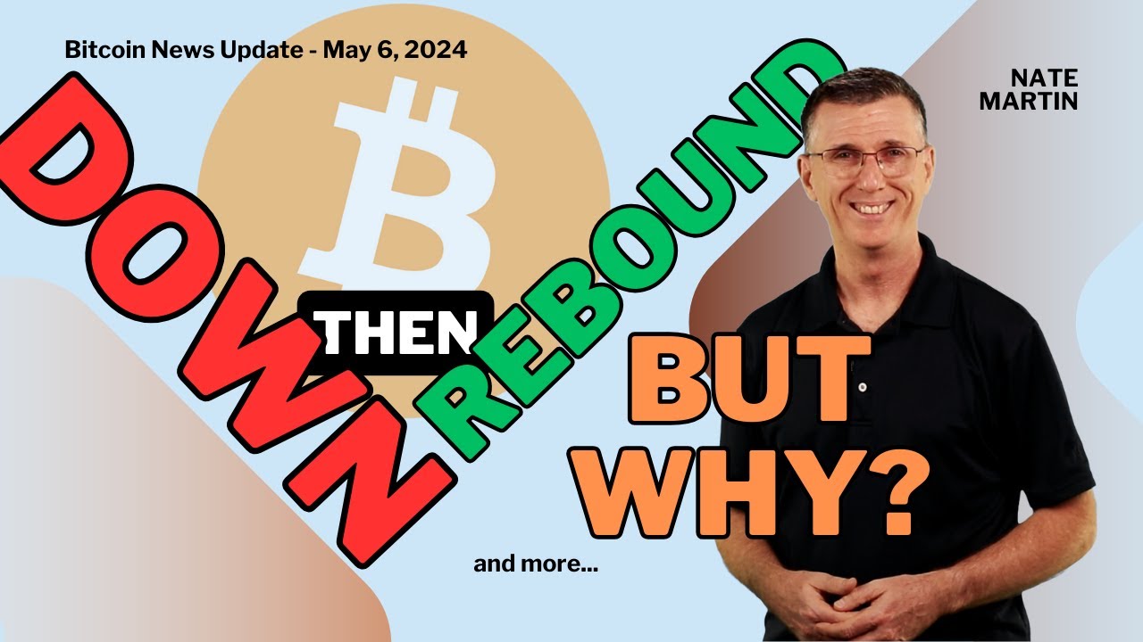 🔴 Bitcoin Falls under $58k, then Rebounds! | Bitcoin News Update May 6, 2024 with Nate Martin
