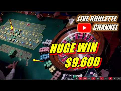 🔴LIVE ROULETTE | 🚨 HUGE WIN 💲9.600 In Las Vegas Casino 🎰 Saturday Session Exclusive ✅ 2026-06-06