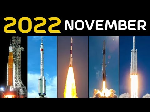 Rocket Launch Compilation 2022 - November