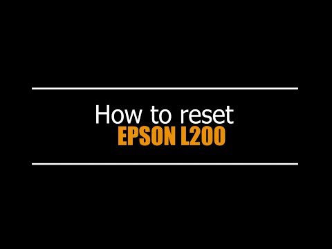 Tutorial Reset Epson L200 — como fazer o reset passo a passo