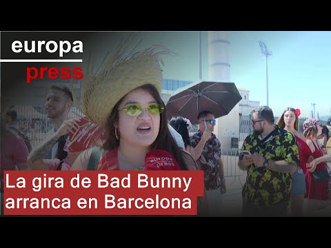 Bad Bunny conquista Barcelona entre críticas por el hacinamiento en las entradas de 500 euros