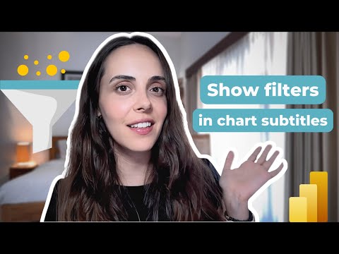 How to show filter selections in chart subtitles in Power BI
