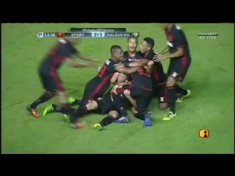 Gol de Fábio do Sport contra o Salgueiro