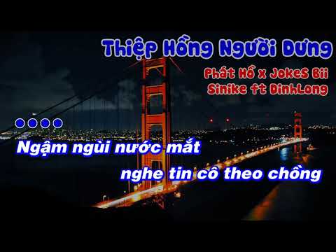 [ Karaoke ] Thiệp Hồng Người Dưng - x2x ft DinhLong | NTP