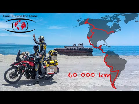 Long way up from Argentina to Alaska on motorcycle in 8 months