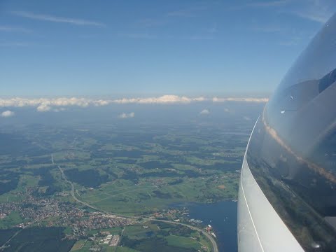 Segelfliegen 2020 - Unter, zwischen und über den Wolken und Bergen