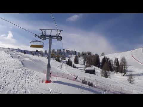 Risalita integrale seggiovia Leitner "Biok" - San Cassiano (BZ) / Sessellift / Chairlift