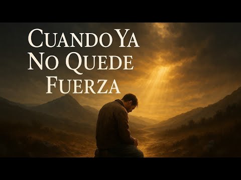"Cuando Ya No Quede Fuerza" | Canción Cristiana que Sana el Alma ✨ | Música de Fe y Esperanza
