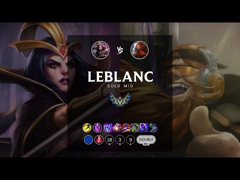 LeBlanc Mid vs Gragas - EUW Challenger Patch 12.14