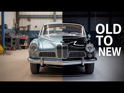 Thumbnail for Abandoned BMW 503 → Luxury Classic Comeback 🔥 #viralvideo #restoration  #ai  by BMW 503