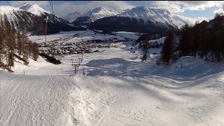 preview picture of video 'Snowboarding Samedan Engadin Switzerland'