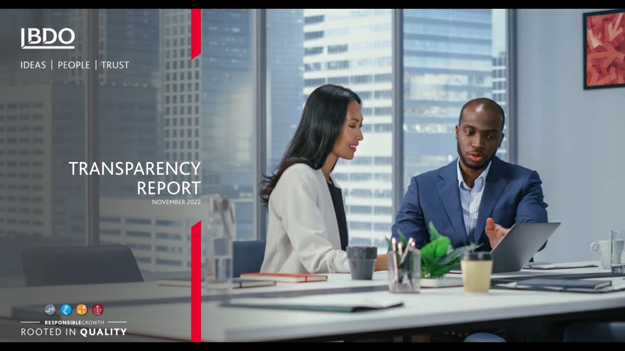 Transparency Report 2022 BDO