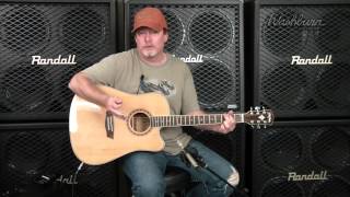 Video thumbnail for Washburn WD10CE Acoustic-Electric Guitar Video Demo by washburntv