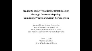 Understanding Teen  Dating Relationships  Through Concept Mapping   Comparing Youth and Adult Perspe