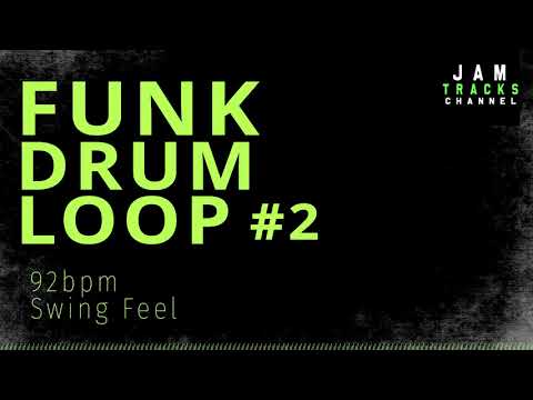 Funk Drum Loop #2 -  Swing Feel  - JamTracksChannel -