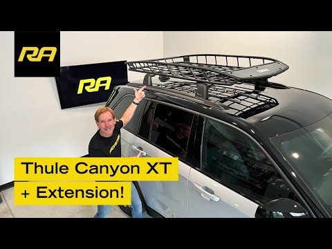Thule Canyon XT Roof Cargo Basket With Extension Overview